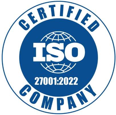 ISO 27001:2022 Certified Company